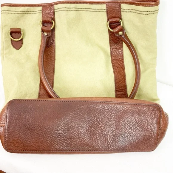 Paul Smith Tan and Brown Canvas Tote Bag - Picture 7 of 13